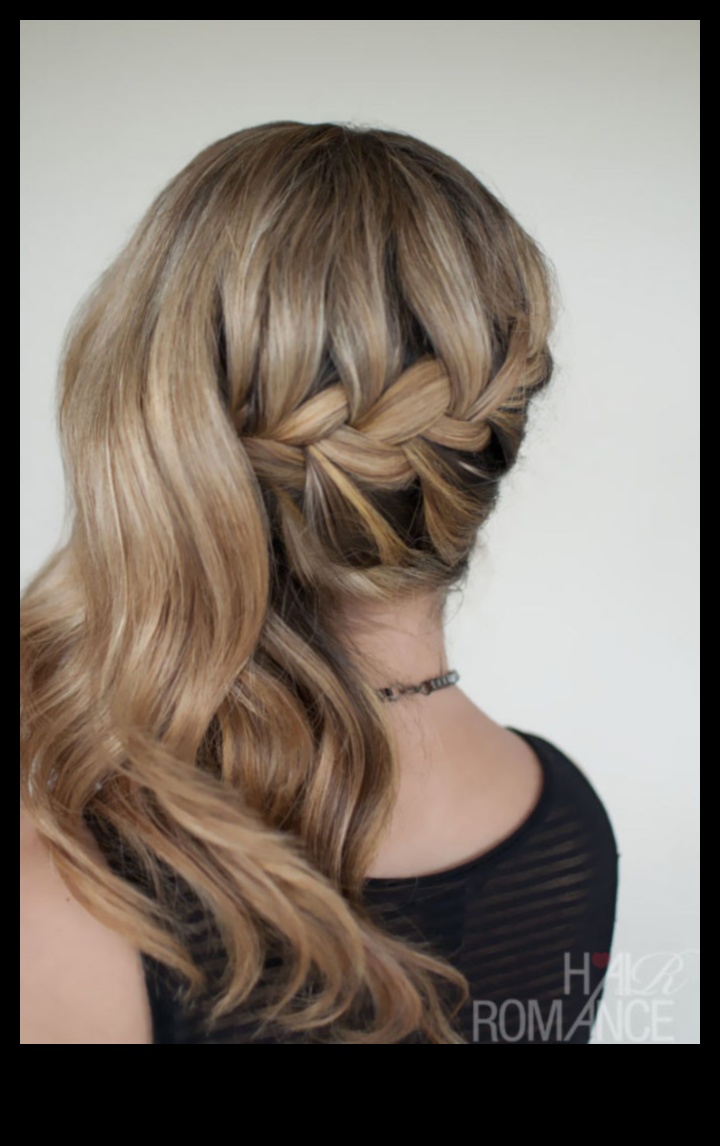 Ρομαντικά χτενίσματα με κύματα και πλεξούδες καταρράκτη για ραντεβού 4 Ξανθά κύματα και πλεξούδες καταρράκτη: Ρομαντικά χτενίσματα για ραντεβού